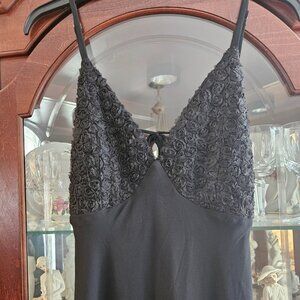NWOT Black Slip Dress